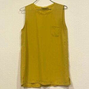 Sleeveless Yellow/Green Blouse